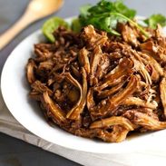 Honey Glazed Crockpot Chicken Adobo - simple pantry ingredients, hardly any hands-on time, 200 calories. | https://trim-fat.fit