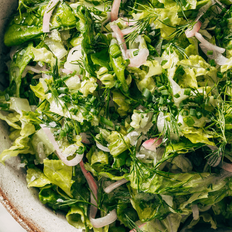 Green bistro salad.