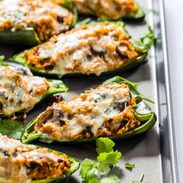 A picture of Queso Stuffed Poblanos